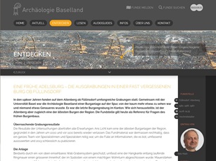 Screenshot Homepage