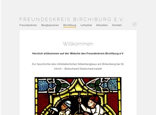 Screenshot Homepage